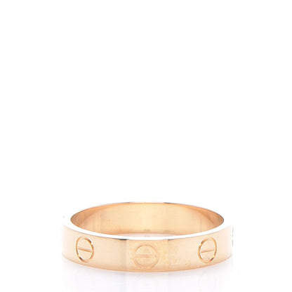 Cartier 18K Yellow Gold 3.5mm LOVE Wedding Band Ring 52 6 3 of 5