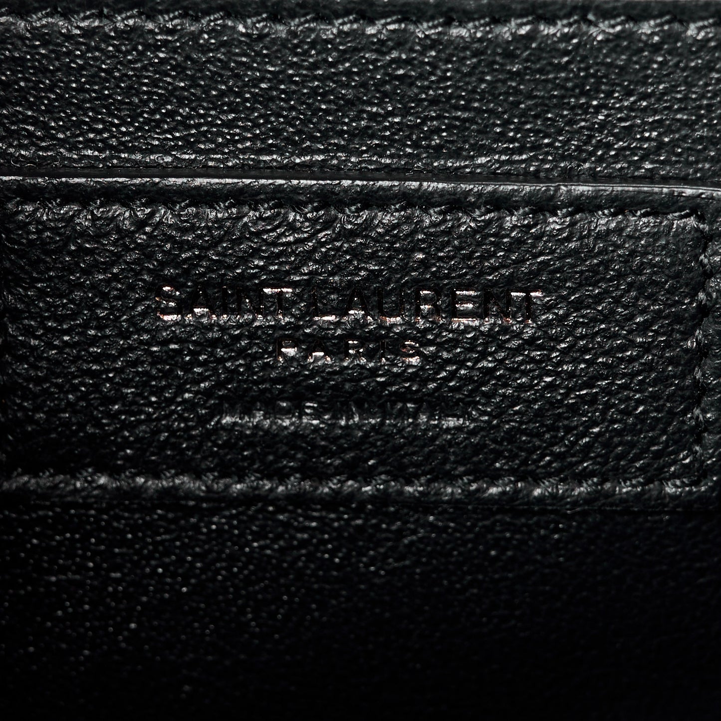 Grain De Poudre Textured Mixed Matelasse Triquilt Medium Monogram Monochrome Satchel Black