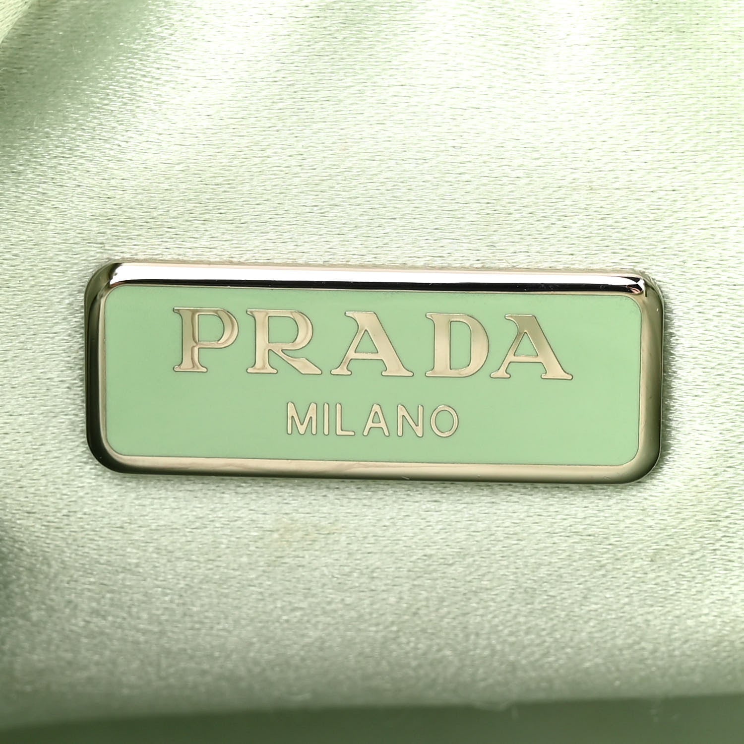 Prada Satin Crystal Re-Edition 2005 Shoulder Bag Acqua 6 of 14