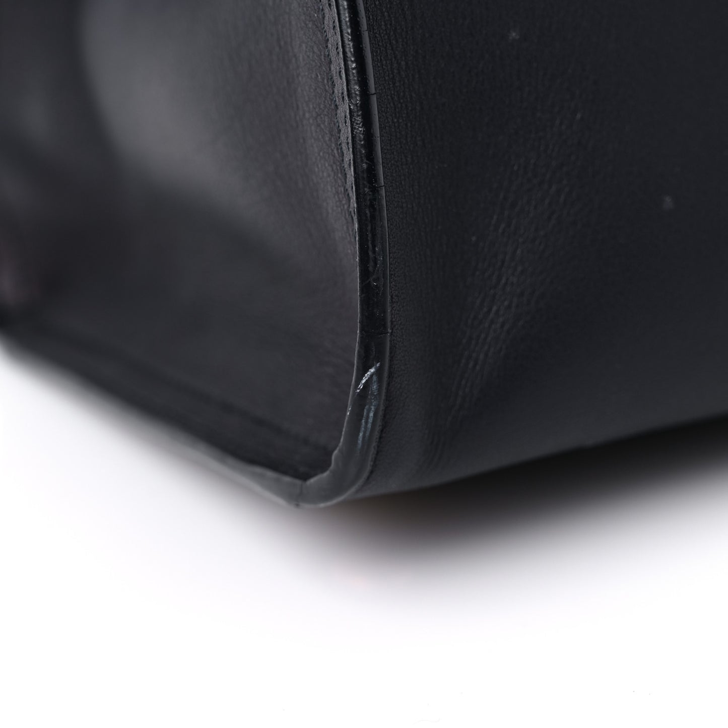 Calfskin Small Classic Y Cabas Navy Blue