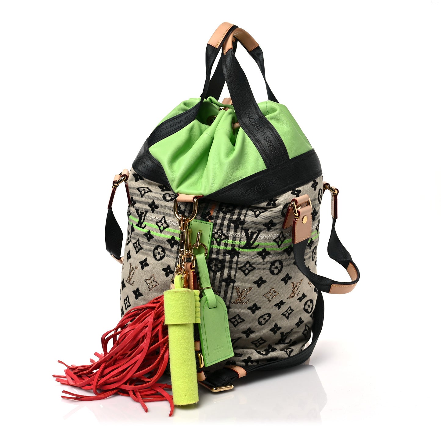 Fabric Jacquard Monogram Cheche Gypsy PM Vert