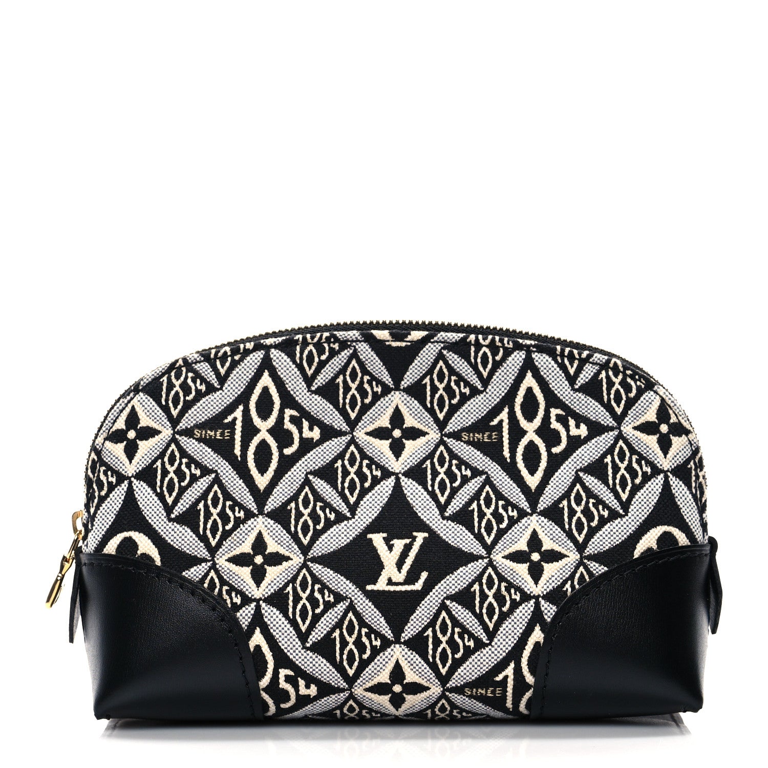 Louis Vuitton Jacquard Since 1854 Cosmetic Pouch PM Grey 1 of 9