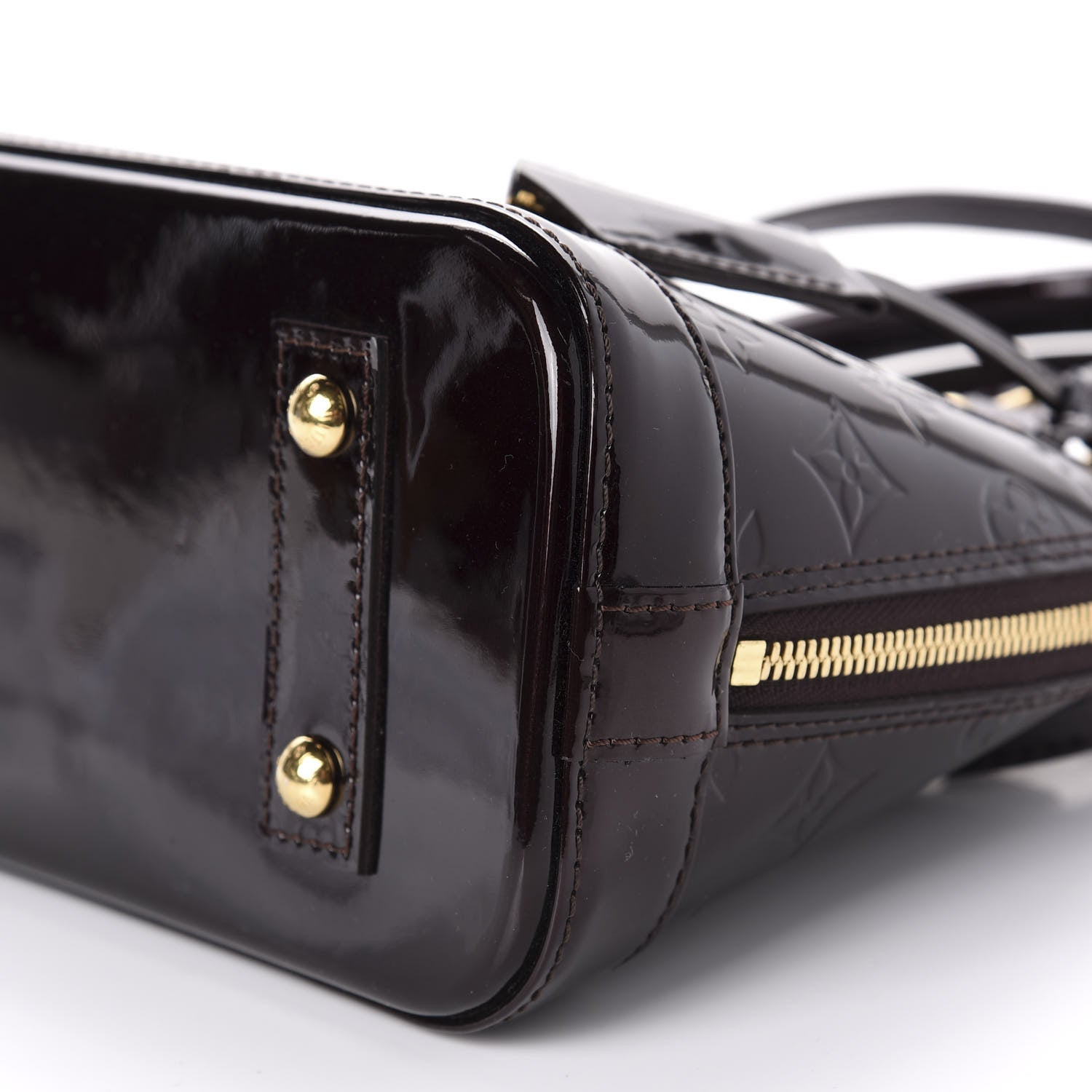 Louis Vuitton Vernis Alma BB Amarante 8 of 10
