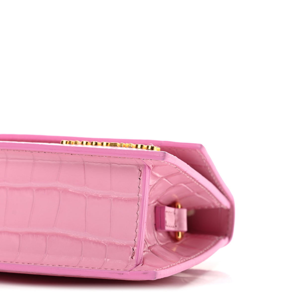Nubuck Crocodile Embossed Le Chiquito Long Pink