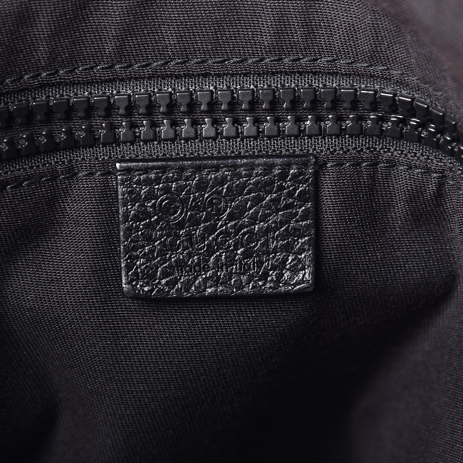 Gucci Nylon Monogram Small Flat Messenger Bag Black 6 of 10