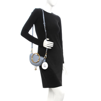 Chloe Calfskin Small Nile Bracelet Minaudiere Bag Washed Blue 2 of 9