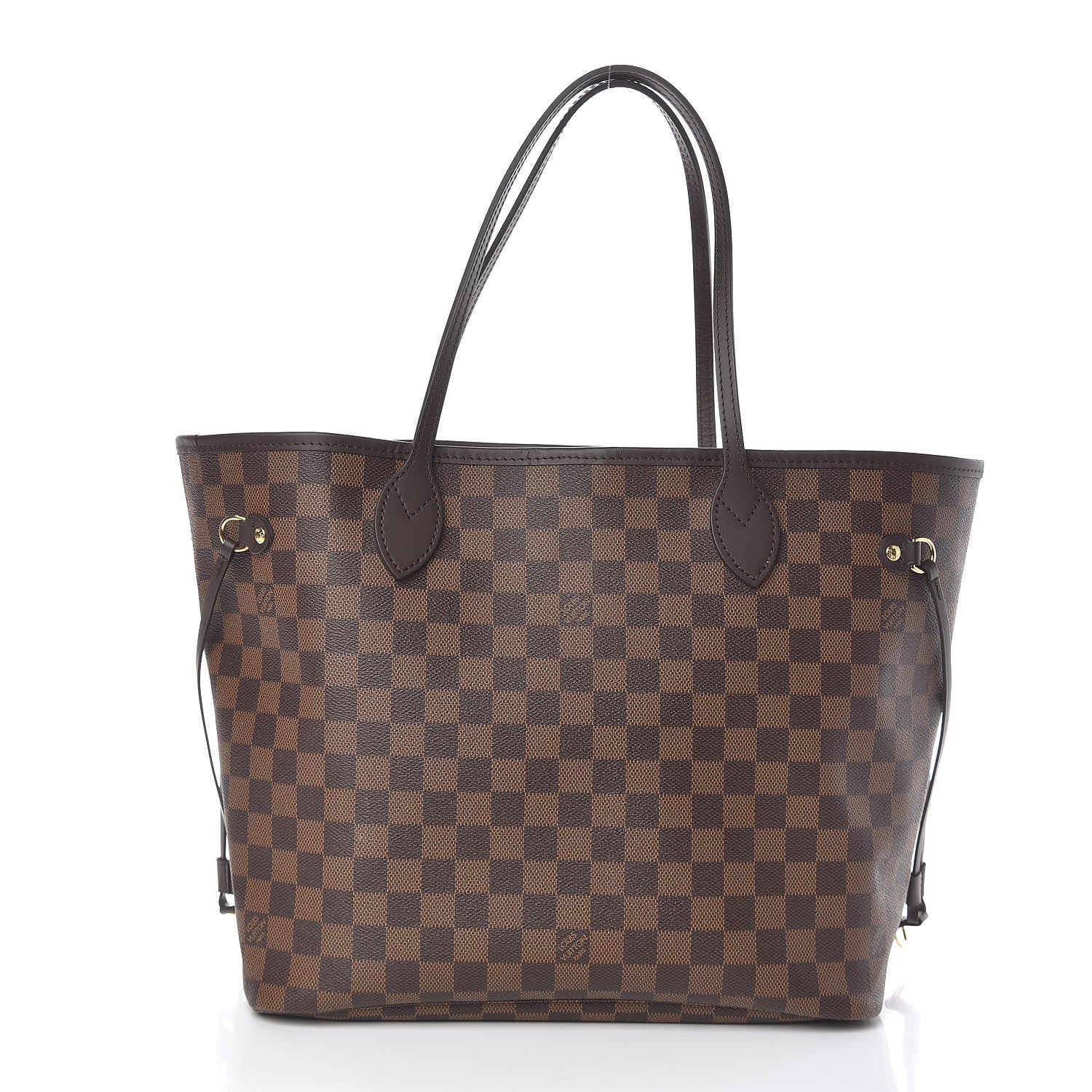Louis Vuitton Damier Ebene Neo Neverfull MM Rose Ballerine 3 of 12