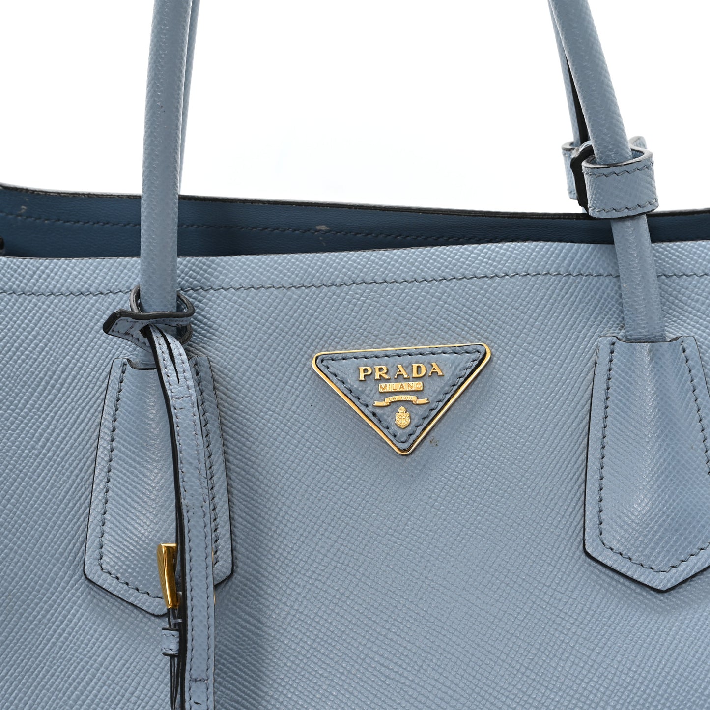 Saffiano Cuir Large Double Bag Astrale