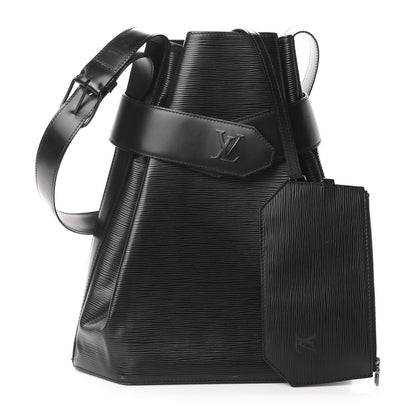 Louis Vuitton Epi Sac D'Epaule GM Black 1 of 14