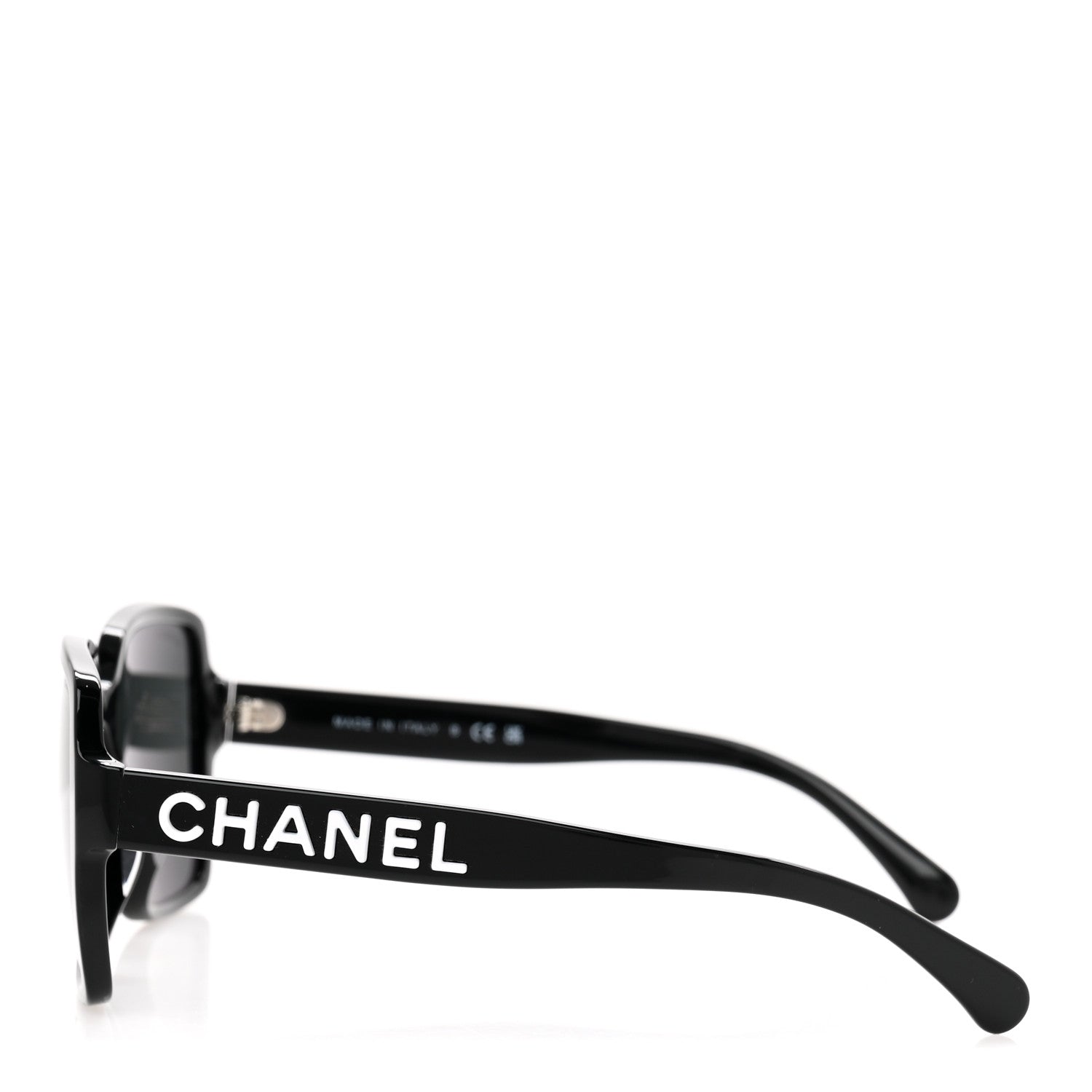 Chanel Acetate Square Sunglasses 5408-A Black 3 of 9
