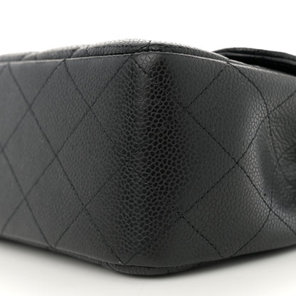 Chanel Caviar Quilted Jumbo Single Flap Black 10 of 11
