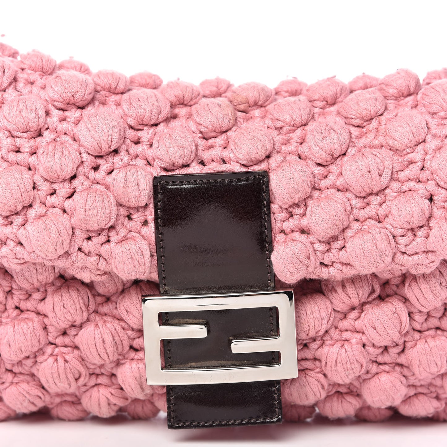 Woven Knit Baguette Pink