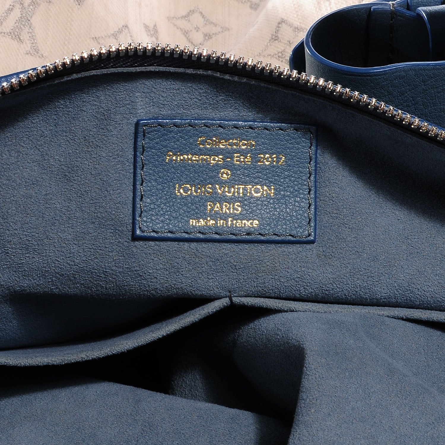 Louis Vuitton Denim Speedy Round GM Blue 6 of 7