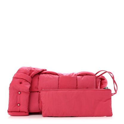 Bottega Veneta Nylon Intrecciato Padded Tech Cassette Bag Pink 1 of 13