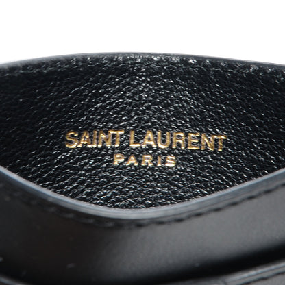 Saint Laurent Calfskin Classic Y Card Case Black 8 of 8