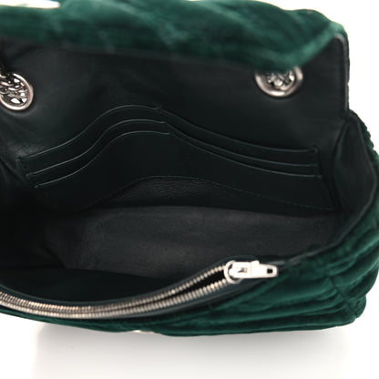 Balenciaga Velvet Logo Matelasse S BB Round Shoulder Bag Vert Emeraude 5 of 9