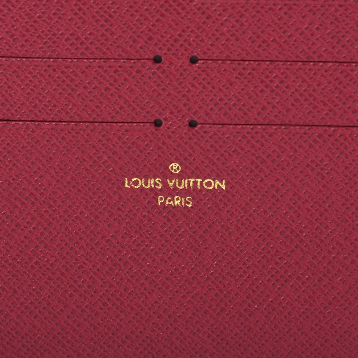 Louis Vuitton Calfskin Felicie Card Holder Insert Fuchsia 6 of 6