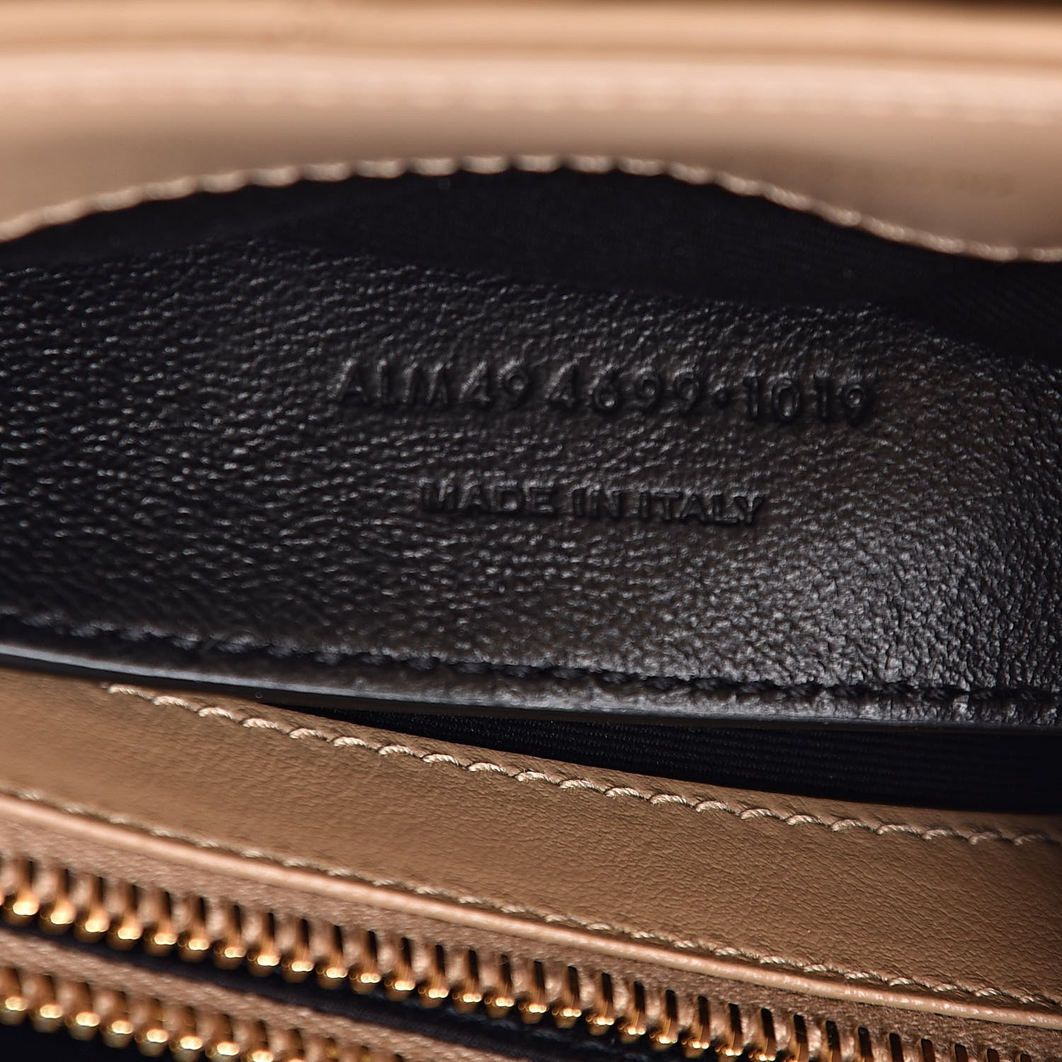 Saint Laurent Calfskin Y Quilted Monogram Small Loulou Chain Satchel Dark Beige 7 of 10