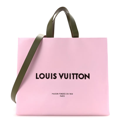 Louis Vuitton Cowhide Shopper Bag MM Candy Pink 1 of 11