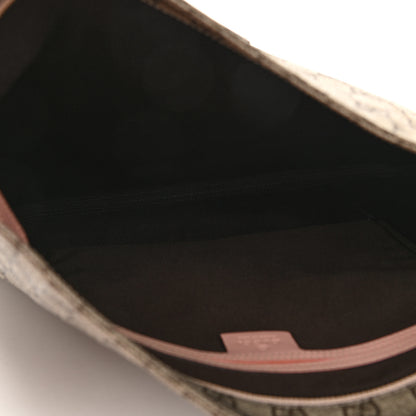 Gucci GG Supreme Monogram Medium Flat Messenger Bag Light Pink 5 of 9