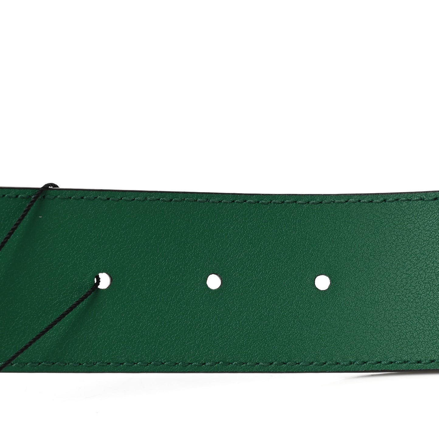 Calfskin Ceramic Glass Double G 40mm Belt 85 34 Emerald Multicolor