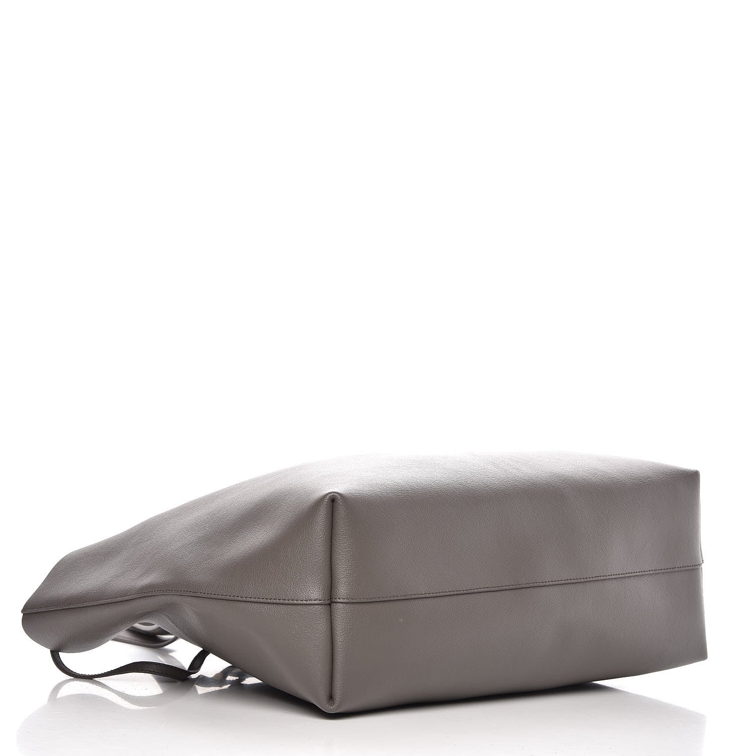 Saint Laurent Calfskin Large Shopping Tote Dark Grey 4 of 9