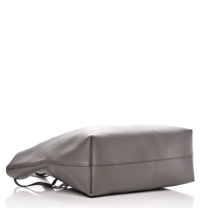 Saint Laurent Calfskin Large Shopping Tote Dark Grey 4 of 9