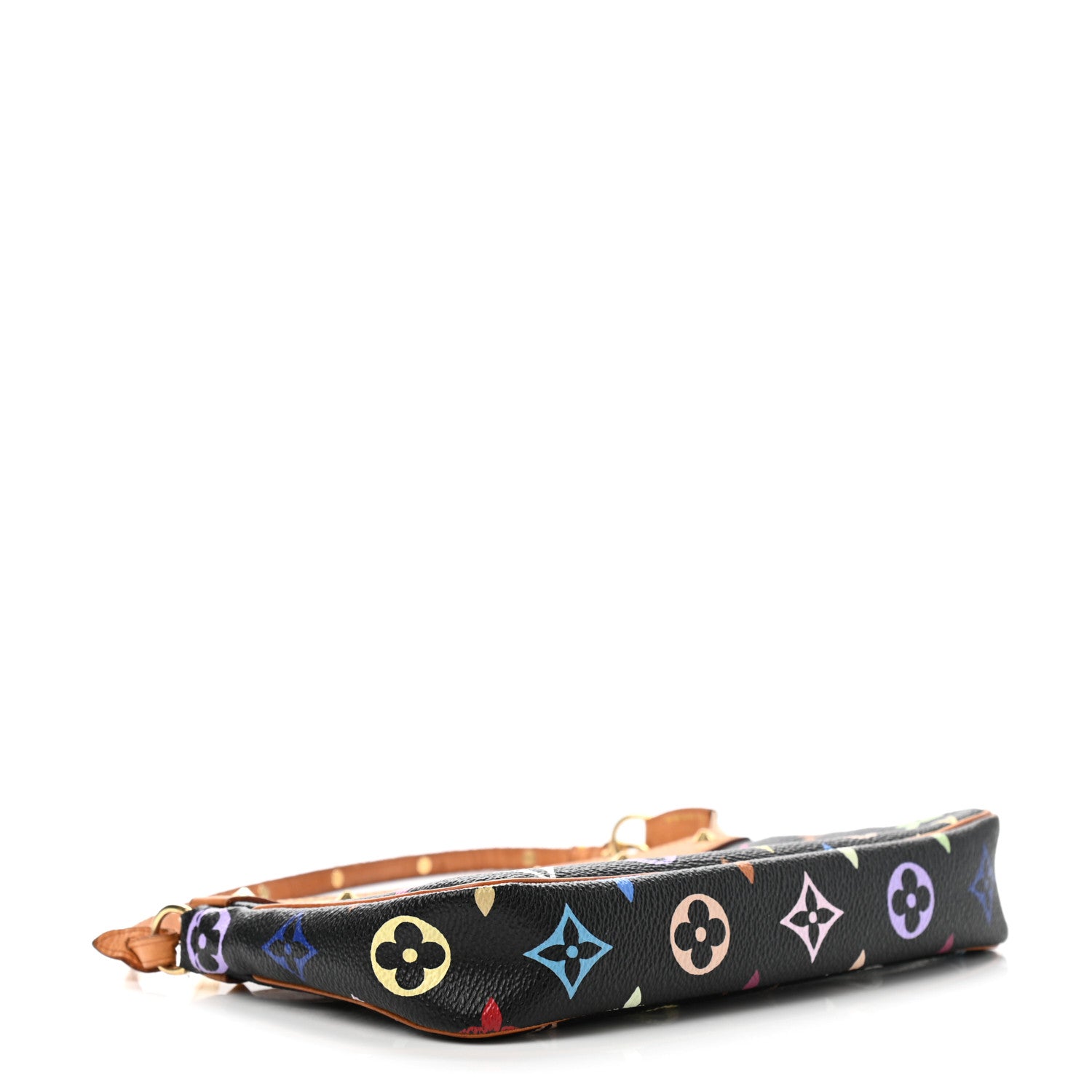 Louis Vuitton Monogram Multicolor Pochette Accessories Black 4 of 14