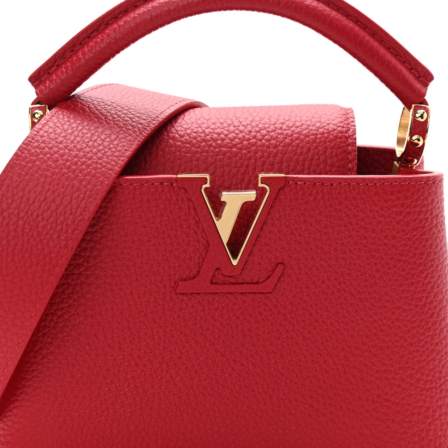 Taurillon Mini Capucines Scarlet