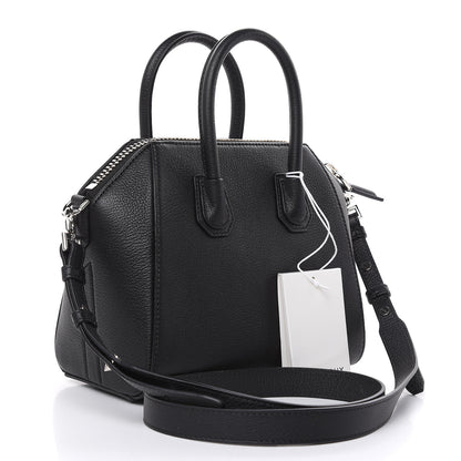Givenchy Sugar Goatskin Mini Antigona Black 3 of 10