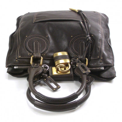 Chloe Leather Paddington Tote Brown 6 of 18