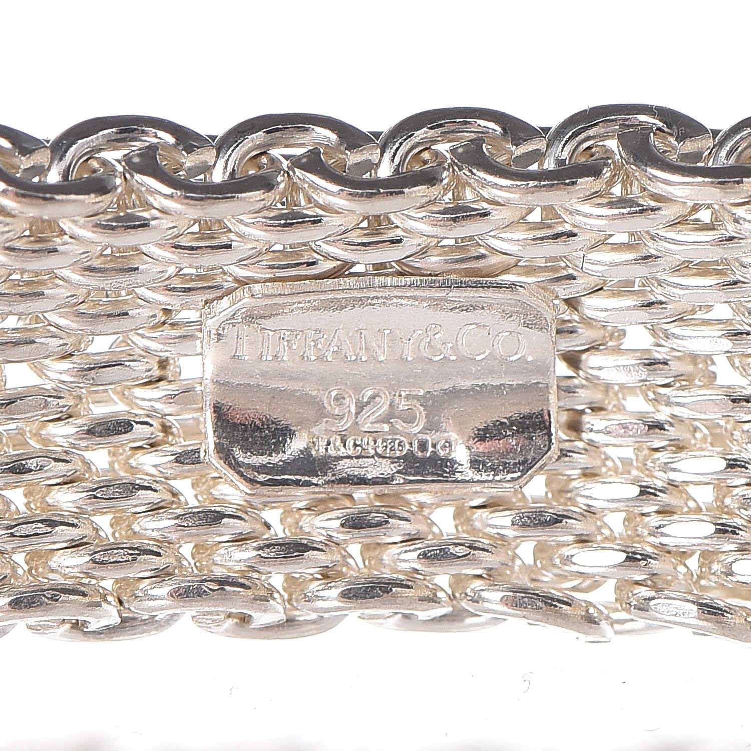 Tiffany Sterling Silver Somerset Mesh Bracelet 4 of 4
