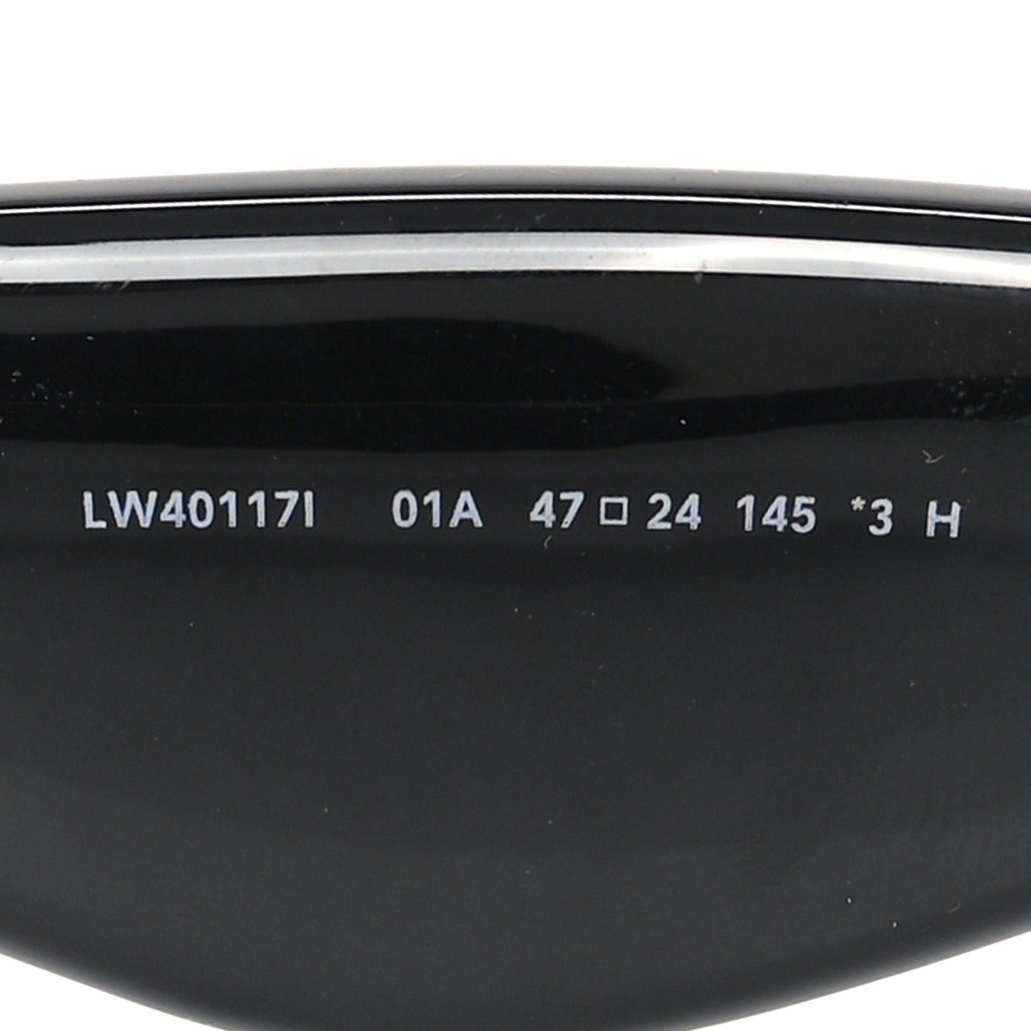 Acetate Inflated Cat Eye Sunglasses LW401171 Black