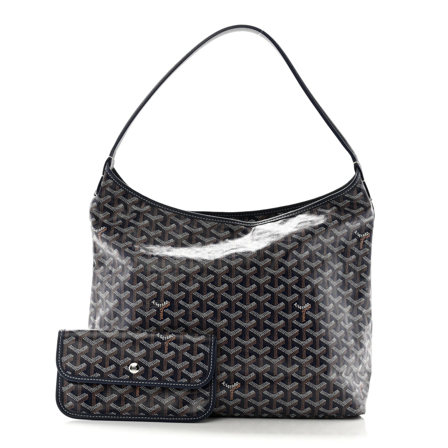 Goyardine Boheme Hobo Navy Blue