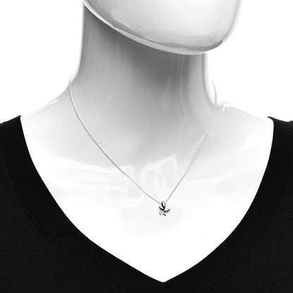 Tiffany Sterling Silver Paloma Picasso Olive Leaf Pendant Necklace 2 of 4
