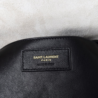 Saint Laurent Patent Calfskin Matelasse Monogram Medium Vicky Chain Bag White 5 of 12