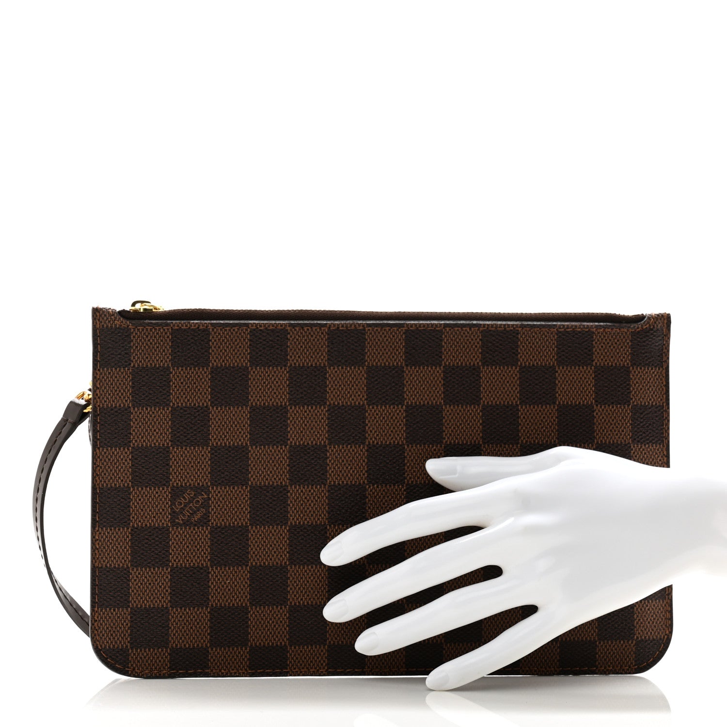 Louis Vuitton Damier Ebene Neverfull MM GM Pochette 2 of 7