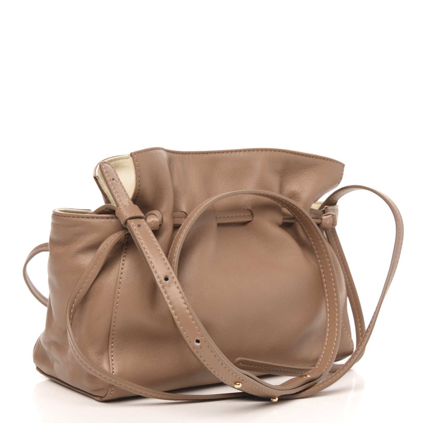 Lambskin Mini Protea Bag Biscotto