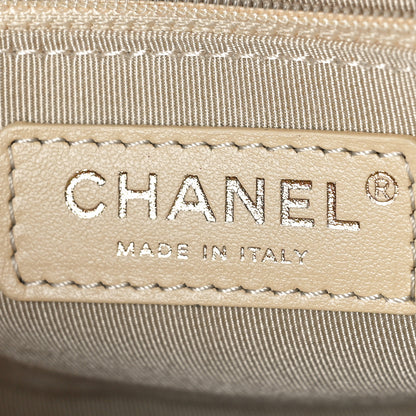 Chanel Goatskin Quilted Waist Bag Beige White Black 7 of 11