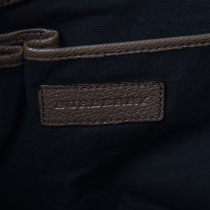 Burberry Grainy Calfskin House Check Mason Diaper Tote 6 of 10