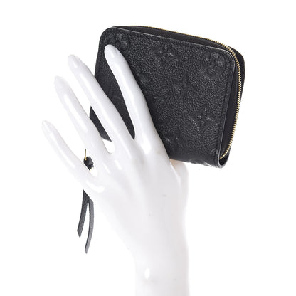 Louis Vuitton Empreinte Zippy Coin Purse Black 2 of 7