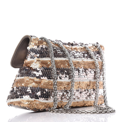 Chanel Sequin Striped Medium Reissue Flap Multicolor 3 of 9