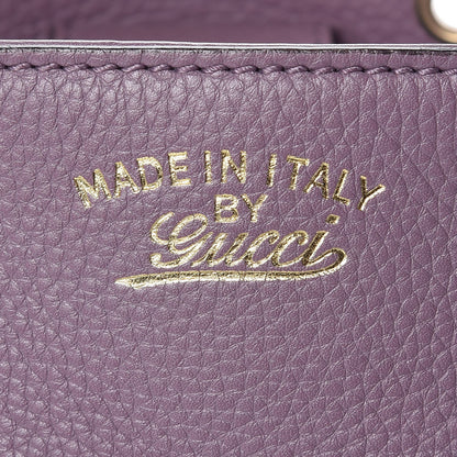 Gucci Calfskin Mini Bamboo Shopper Tote Purple 6 of 11