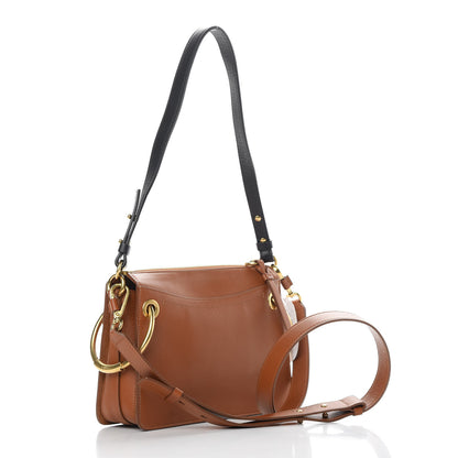 Chloe Calfskin Suede Small Roy Bag Caramel 3 of 14