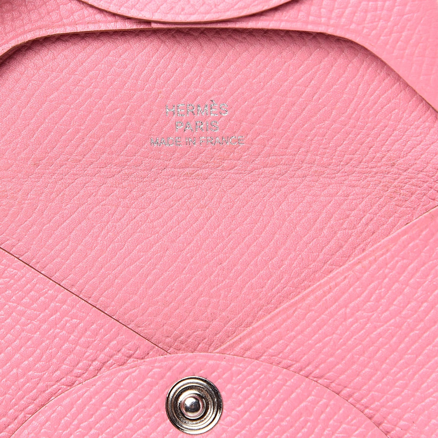 Hermes Epsom Bastia Coin Purse Rose Confetti 5 of 7