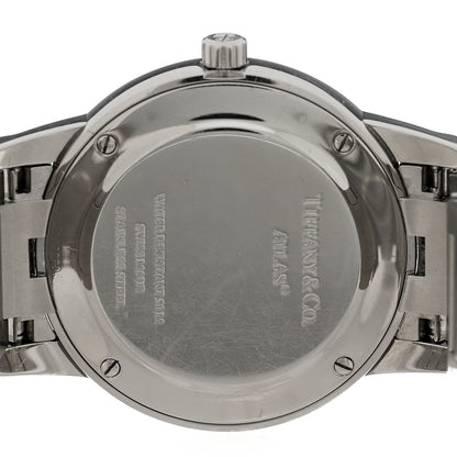 Tiffany Stainless Steel 37mm Atlas 2-Hand Quartz Watch Black 4 of 5
