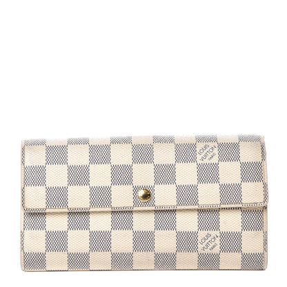 Louis Vuitton Damier Azur Sarah Wallet 1 of 9