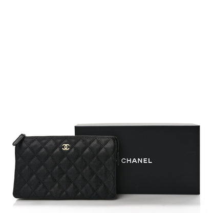 Chanel Caviar Quilted Small Zipped Pouch Black 9 of 9