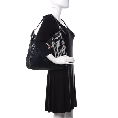 Gucci Dialux Medium Britt Shoulder Bag Black 2 of 10