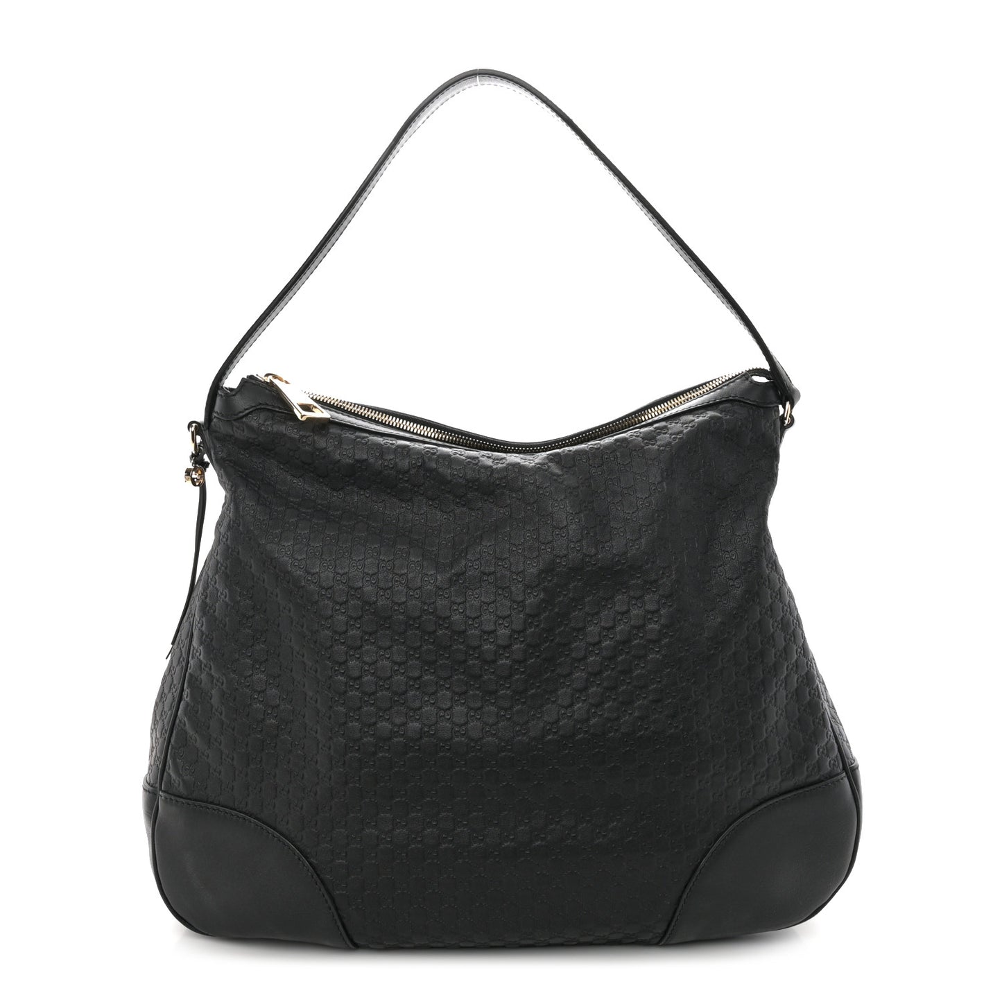 Soft Microguccissima Margaux Hobo Black